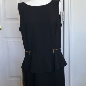 LBD sleeveless with perfume and back zipper